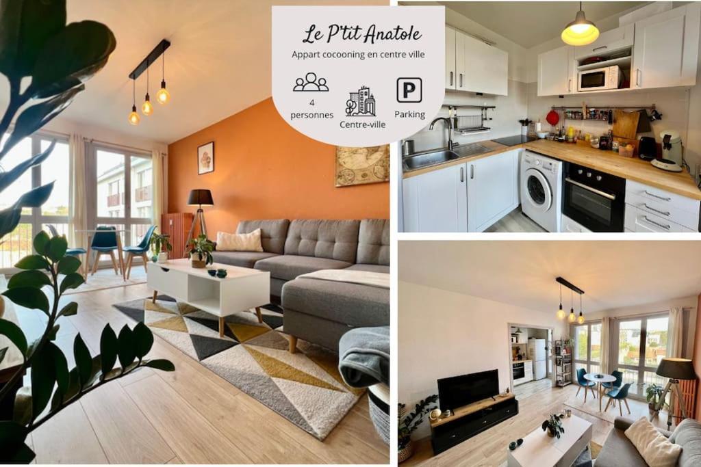 Apartament Le P'Tit Anatole - Joli T2 Avec Parking Poitiers Zewnętrze zdjęcie